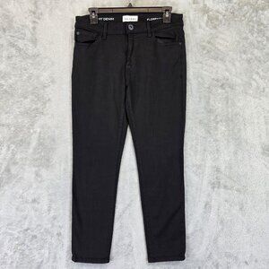 DL1961 Jeans Womens 29 Black Florence Instasculpt Cropped Skinny Denim Stretch